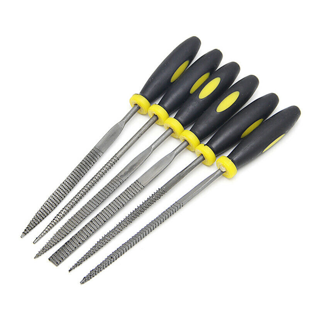 Woodworking Rasps And Files - 6 Pc 140mm Mini Metal Rasp