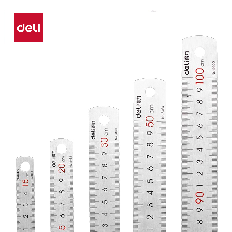 Woodworking Project Plans - Deli Stainless Steel Ruler for Students