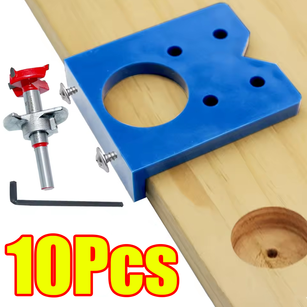 Woodworking Project Plans - 1-10Pcs 35mm Hinge Hole Drilling Guide