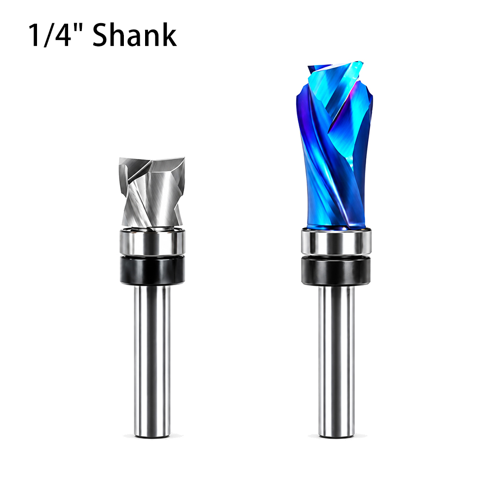Woodworking Nc - Solid Carbide Spiral Bearing Flush Trim