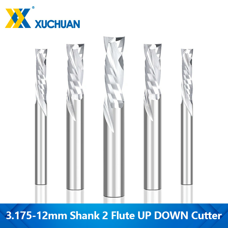 Woodworking Nc - XUCHUAN Milling Cutter 3.175-12mm Shank UP