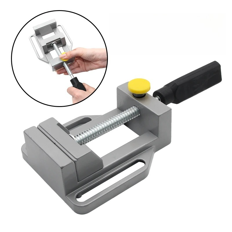 Woodworking Quick Release Vise - Mini Bench Vise Aluminum Alloy Flat