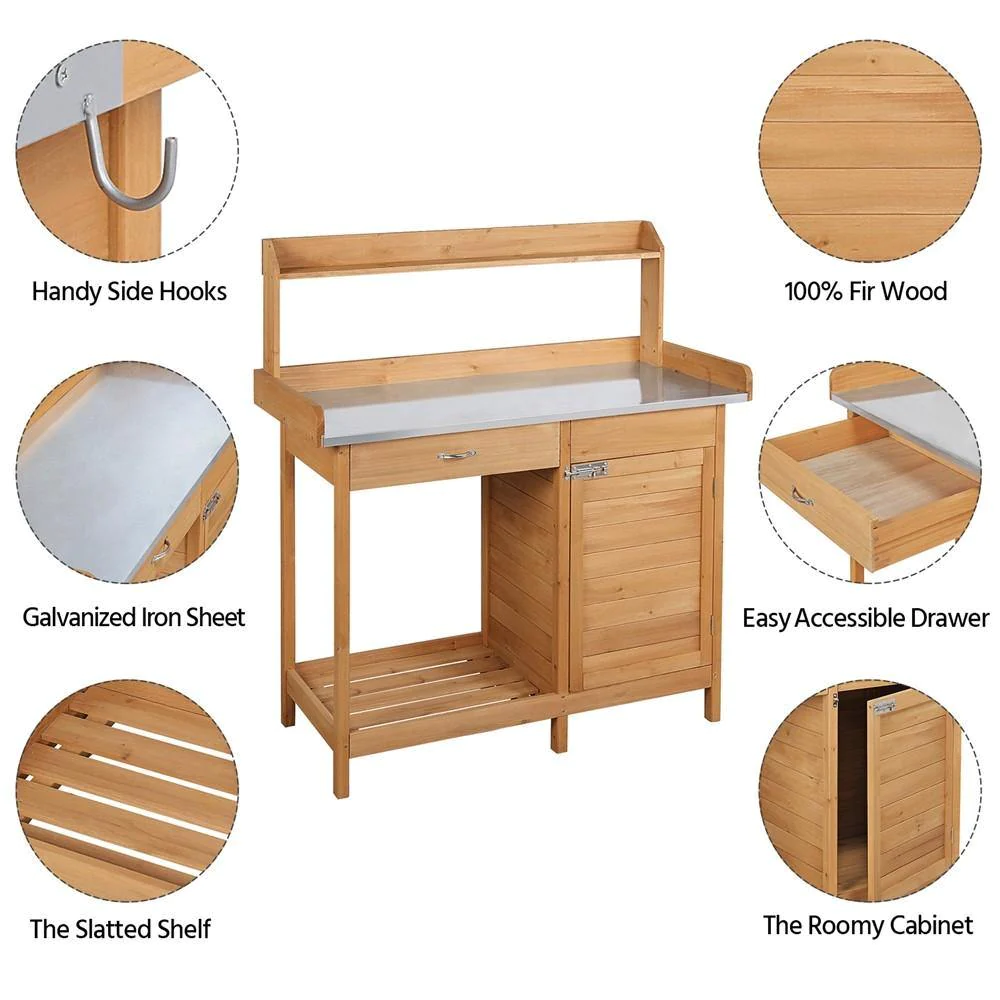 Outdoor Home Use Solid Wood Po - đánh giá và giá Woodworking Work Table
