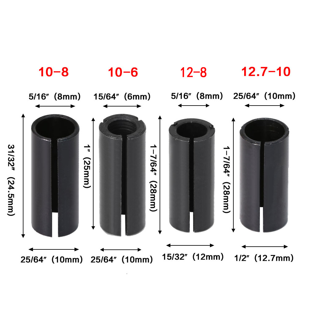 JGZUI Shank Reducer Collet Sle - đánh giá và giá Woodworking Nc