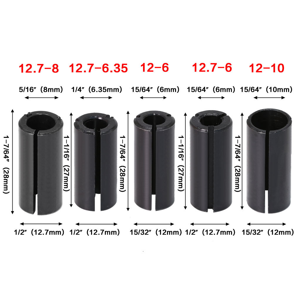 JGZUI Shank Reducer Collet Sle - đánh giá và giá Woodworking Nc