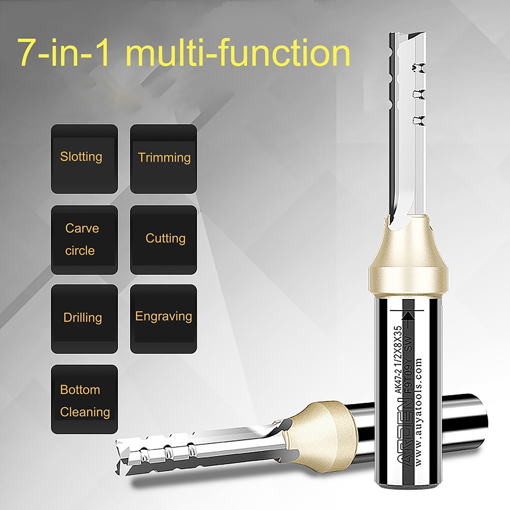 3 Loại Sáo TCT Thẳng Router Bi - đánh giá và giá Woodworking Nc