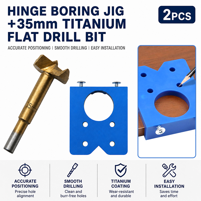 Hinge Boring Jig 35mm Titanium - đánh giá và giá Woodworking Project Plans