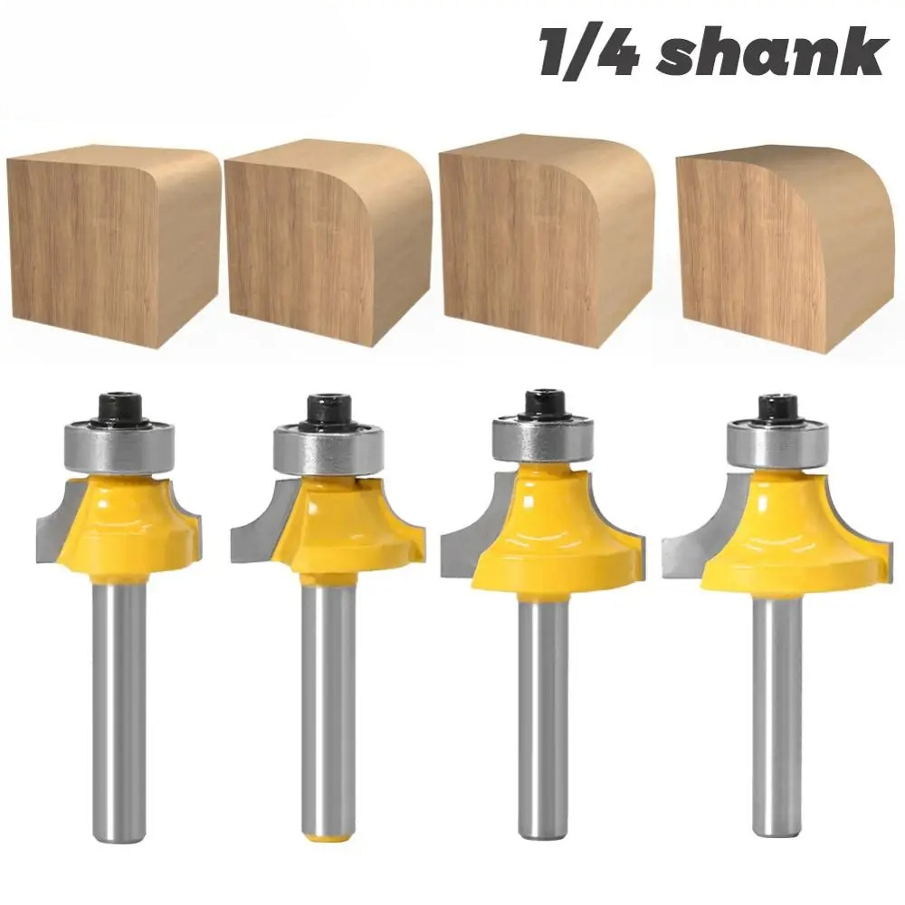 1pc 1/4 shank Corner Round Ove - đánh giá và giá Woodworking Nc