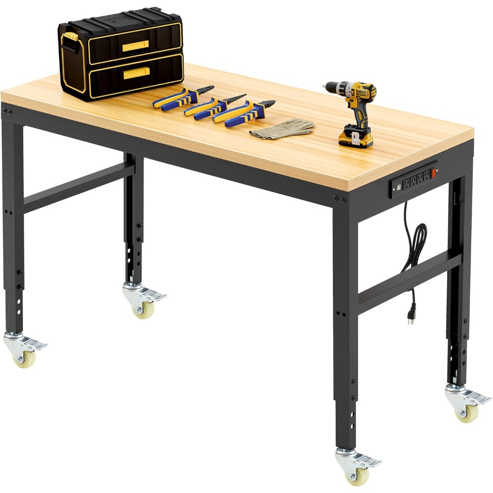 Adjustable Workbench, Heavy Du - đánh giá và giá Woodworking Work Table