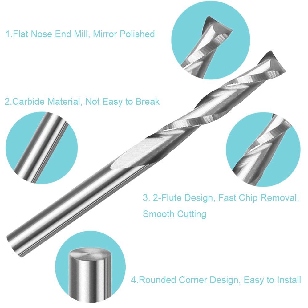 10 Chiếc 3.175 1/8 Vỏ 2 Sáo Xo - đánh giá và giá Woodworking Nc