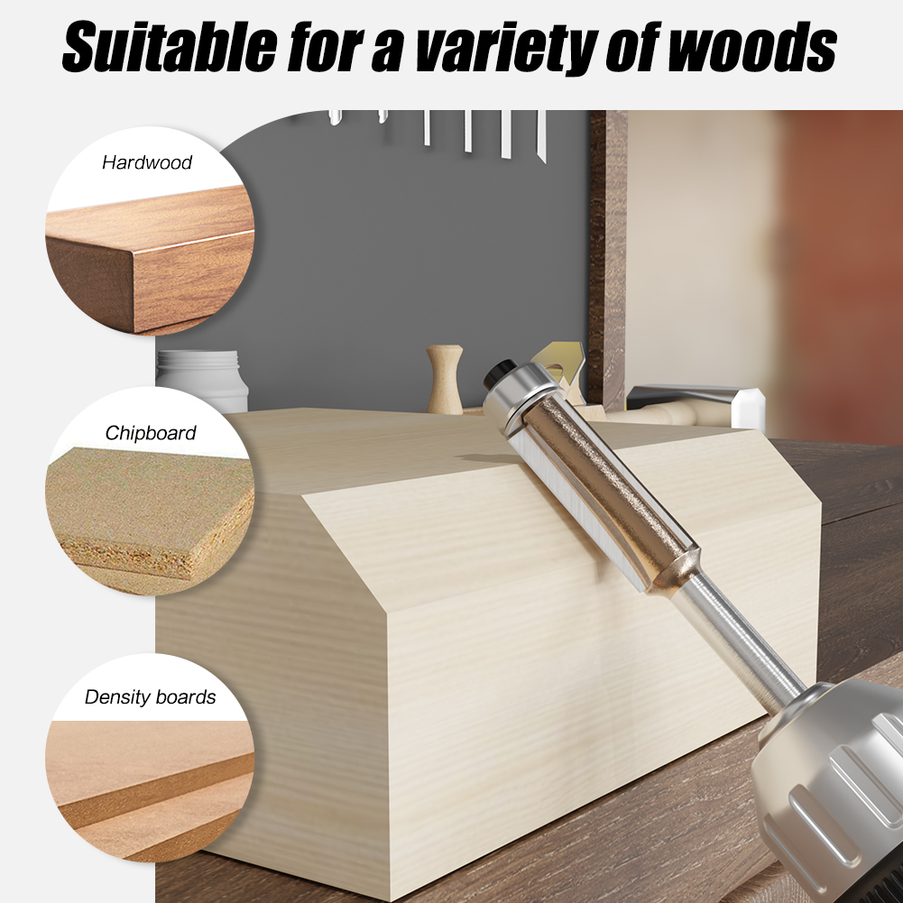 6mm 1/4in Shank Z3 Flush Trim  - đánh giá và giá Woodworking Nc