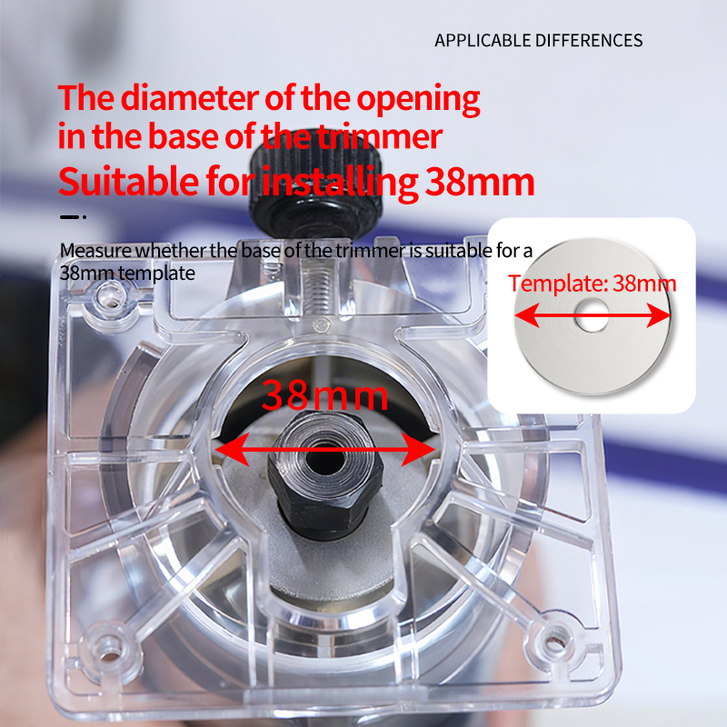 1PCS Trimmer Sample Guide Plat - đánh giá và giá Woodworking Nc