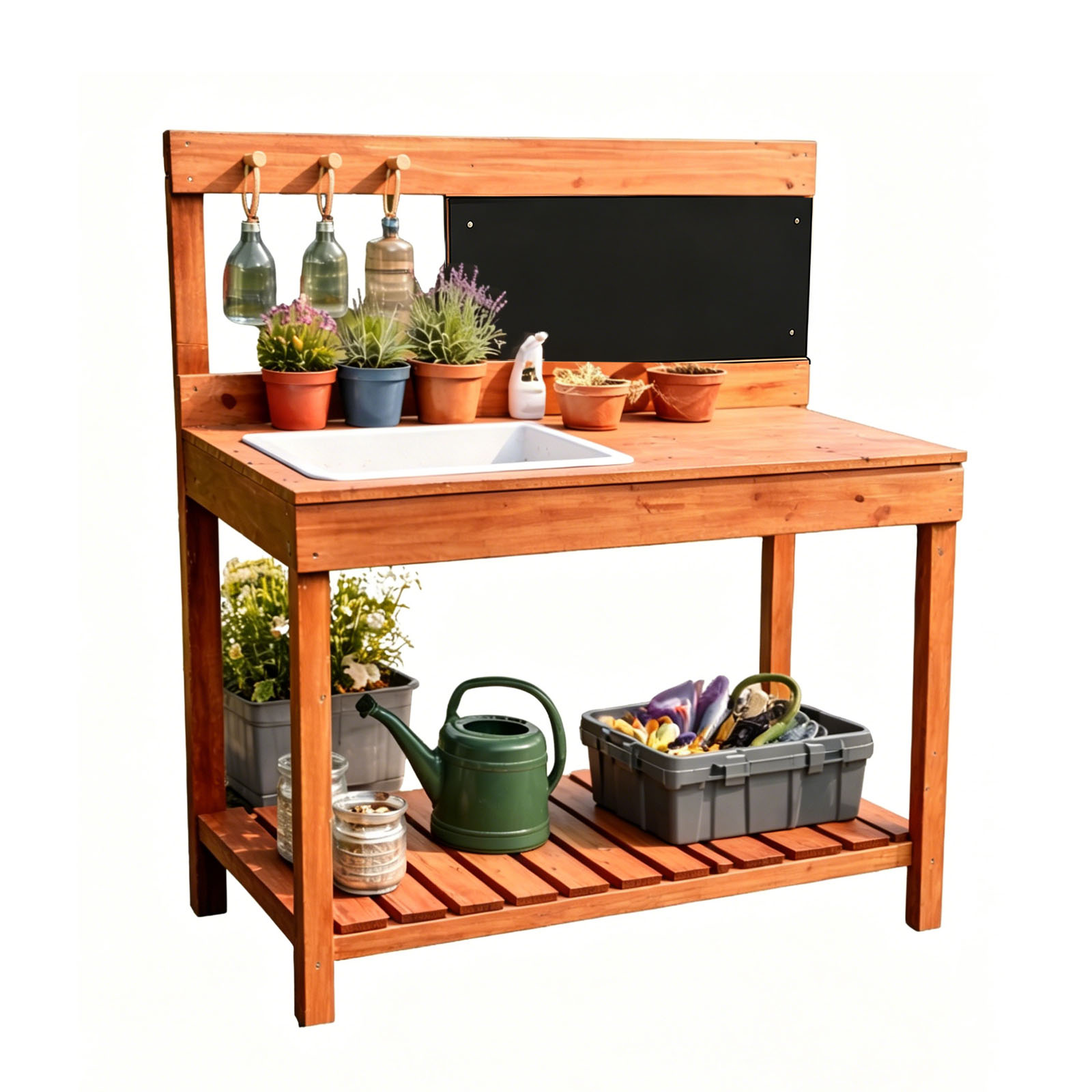 Wooden Potting Benches For Chi - đánh giá và giá Woodworking Work Table