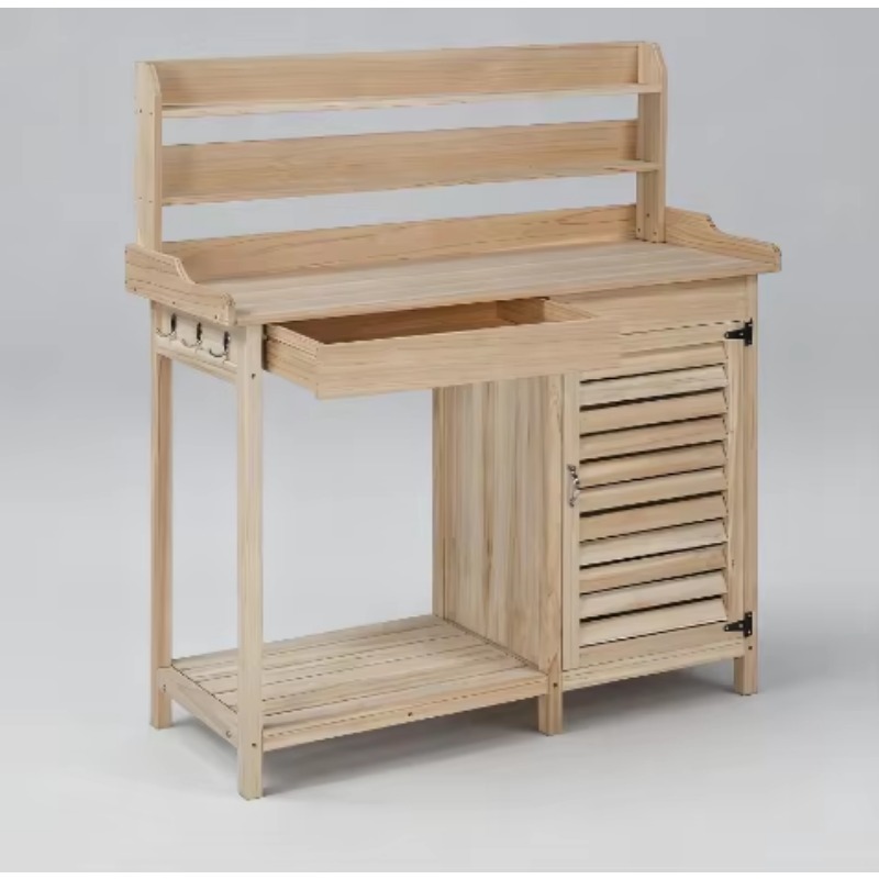 New Natural Color Wooden Potti - đánh giá và giá Woodworking Work Table