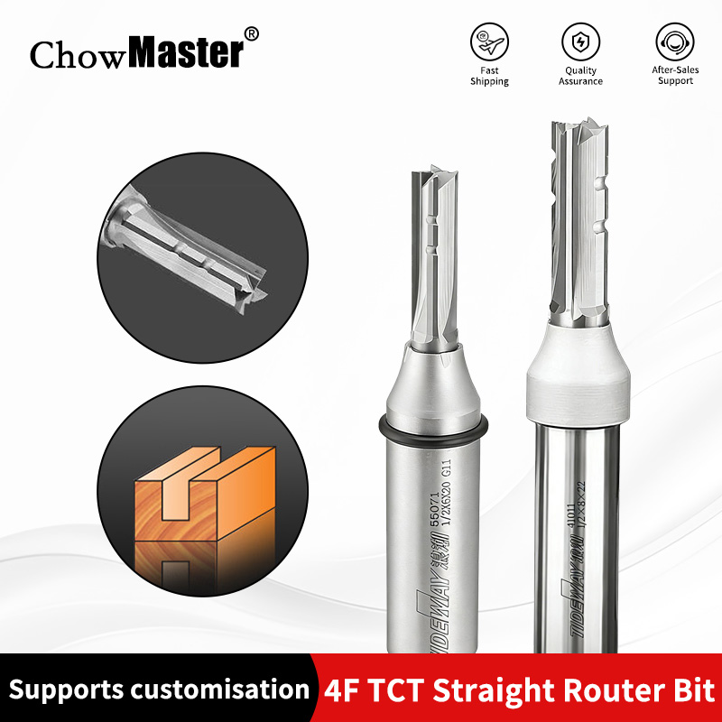 Chowmaster 4 Flutes TCT Straig - đánh giá và giá Woodworking Nc