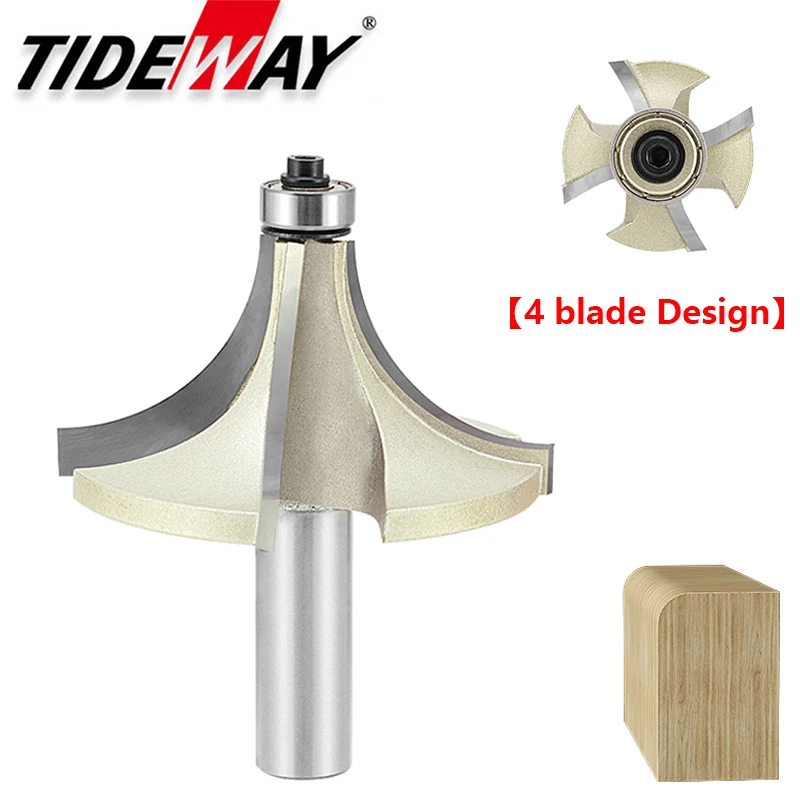 Tideway 4 Blades Round Corner  - đánh giá và giá Woodworking Nc