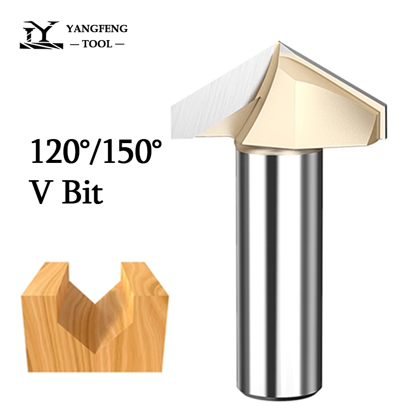 120 150 Degree V Bit 1/2 Shank - đánh giá và giá Woodworking Nc