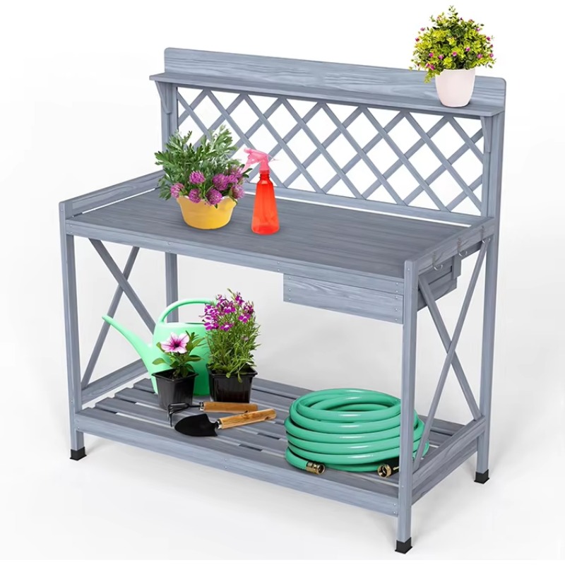 Wooden Potting Planting Bench  - đánh giá và giá Woodworking Work Table