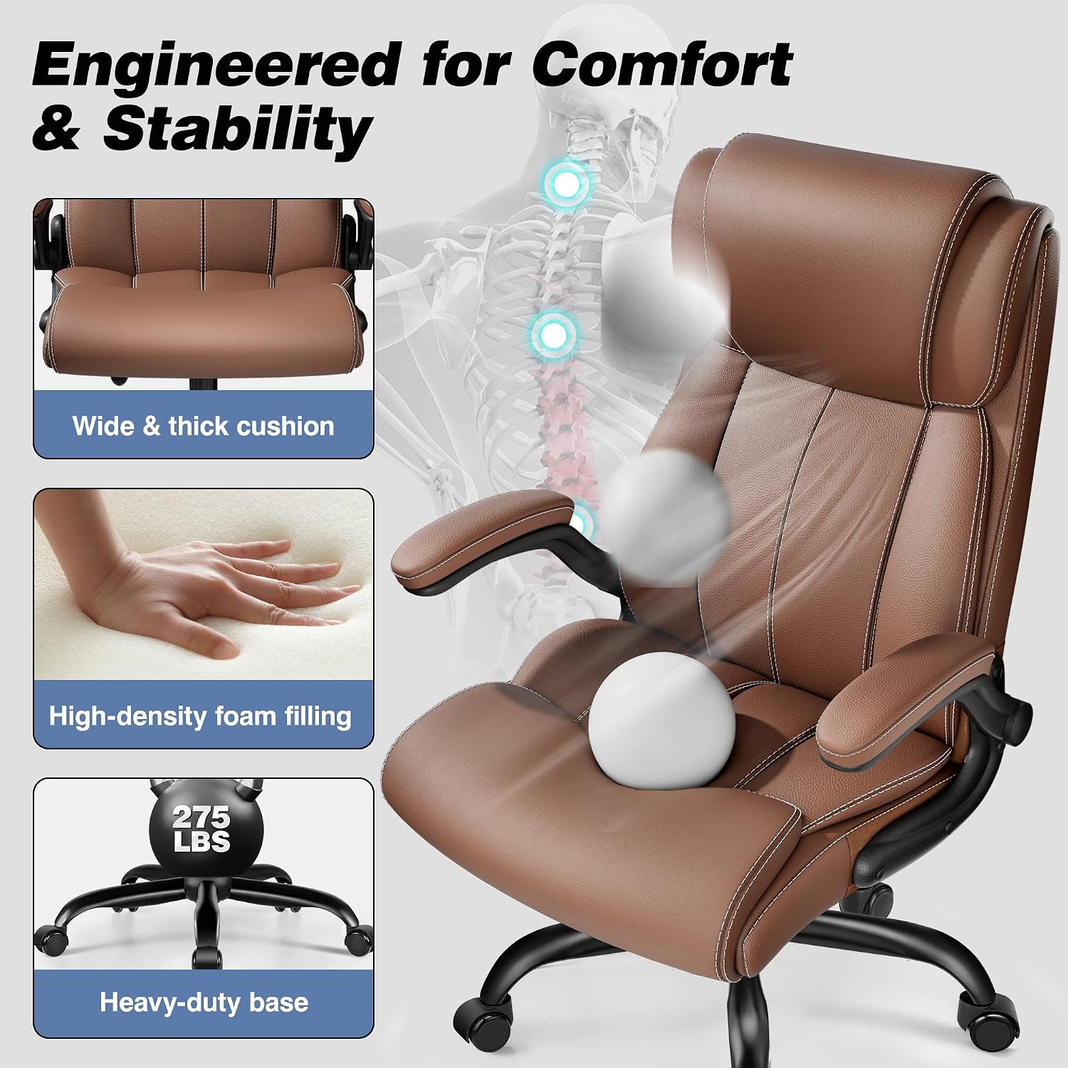Ergonomic High Back Office & D - đánh giá và giá Woodworking Desk Chair