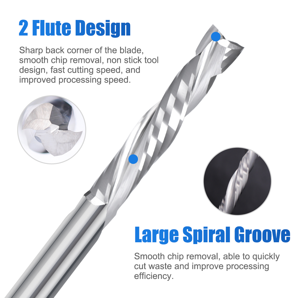 XUCHUAN Milling Cutter 3.175-1 - đánh giá và giá Woodworking Nc