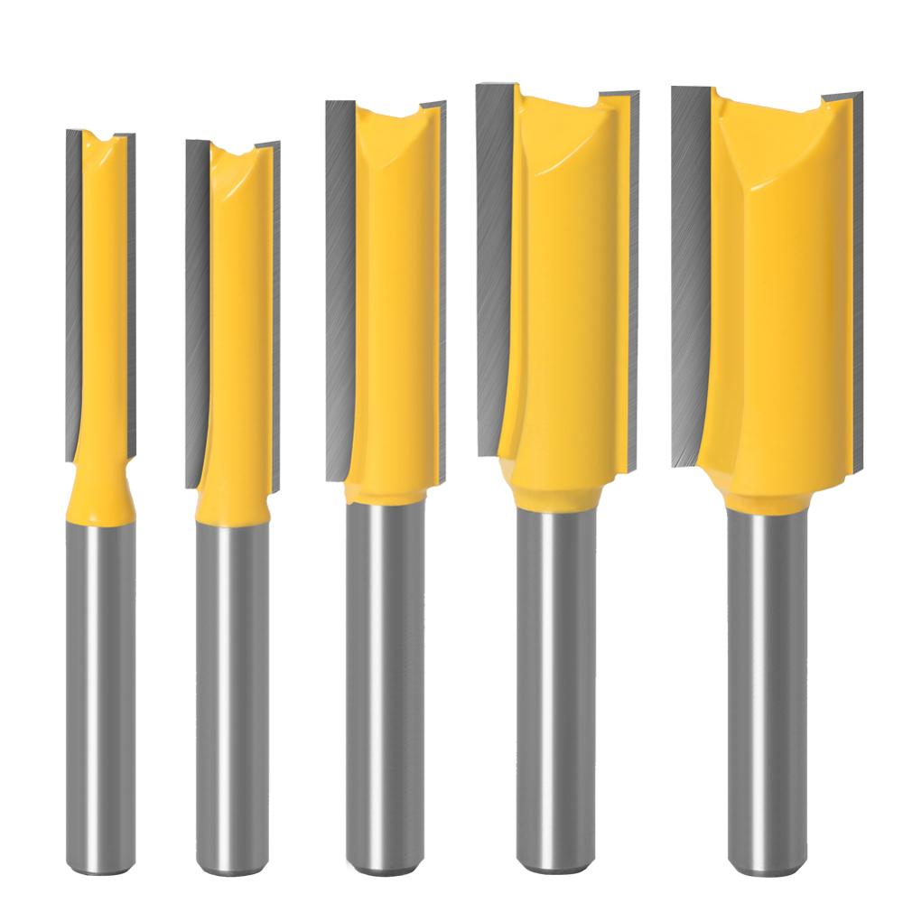 JGZUI 1Pc 1/4 Chuôi Thẳng Hơi  - đánh giá và giá Woodworking Nc