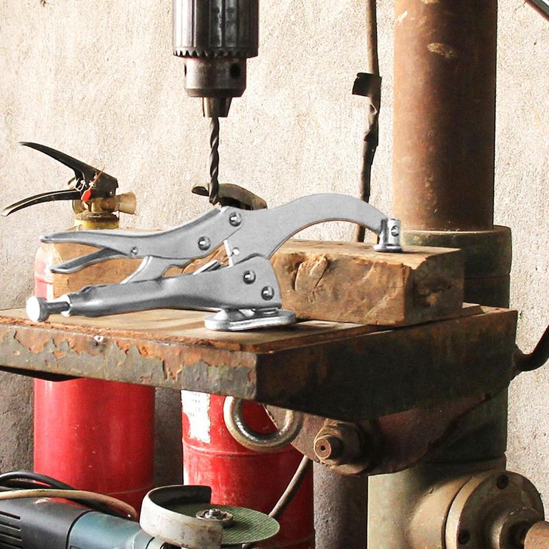Drill Press Locking Clamp 9 In - đánh giá và giá Woodworking Quick Release Vise