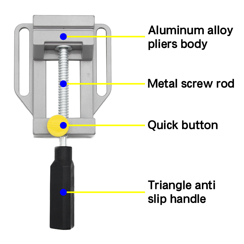 Mini Bench Vise Aluminum Alloy - đánh giá và giá Woodworking Quick Release Vise