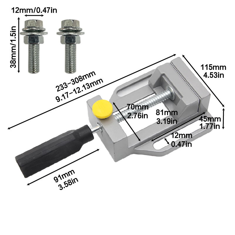 Mini Bench Vise Aluminum Alloy - đánh giá và giá Woodworking Quick Release Vise