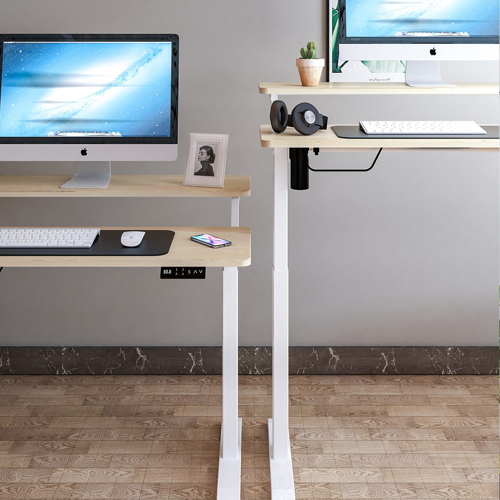 Sit Stand Table Frame Wooden D - đánh giá và giá Woodworking Work Table